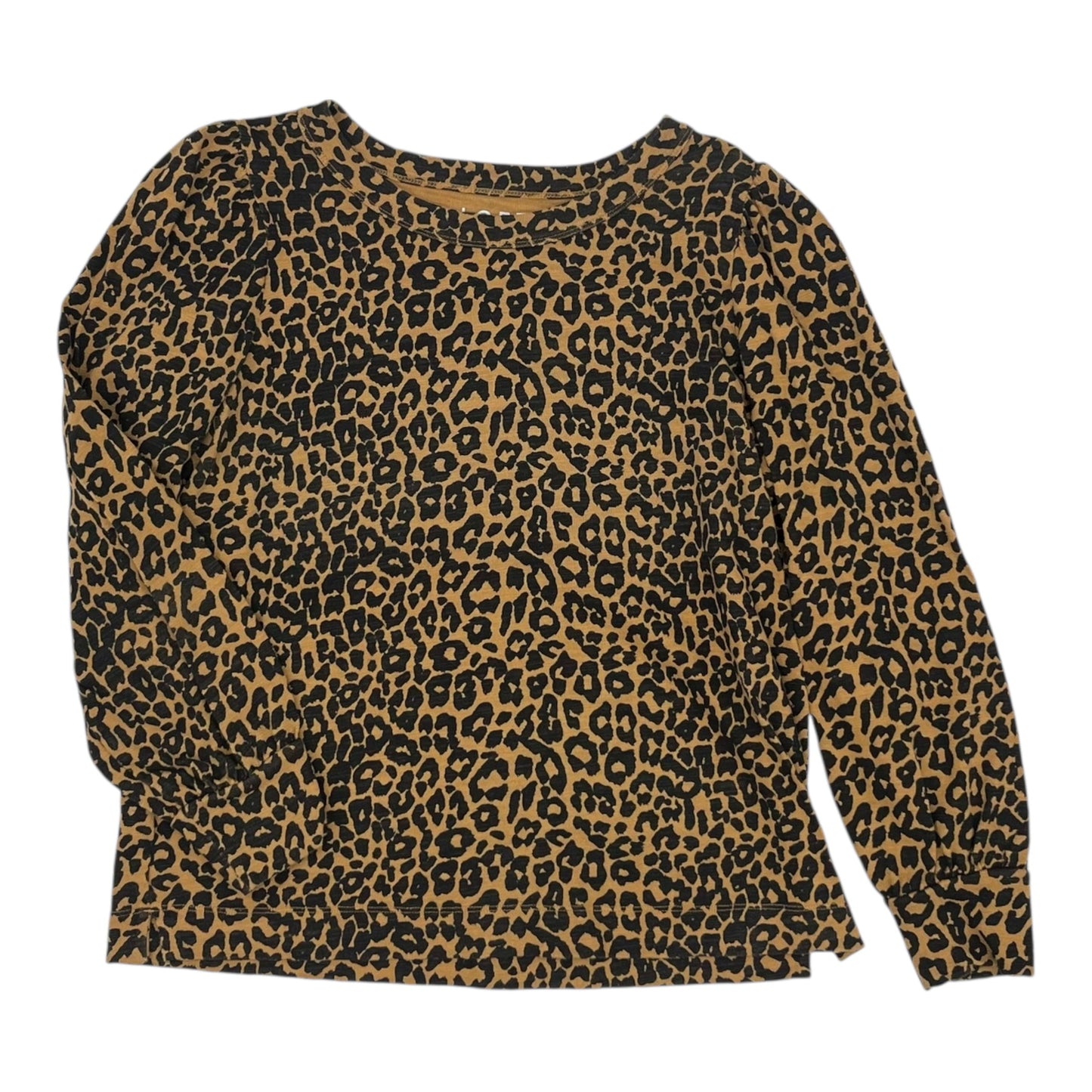 Sweatshirt Crewneck By Loft In Leopard Print, Size:L