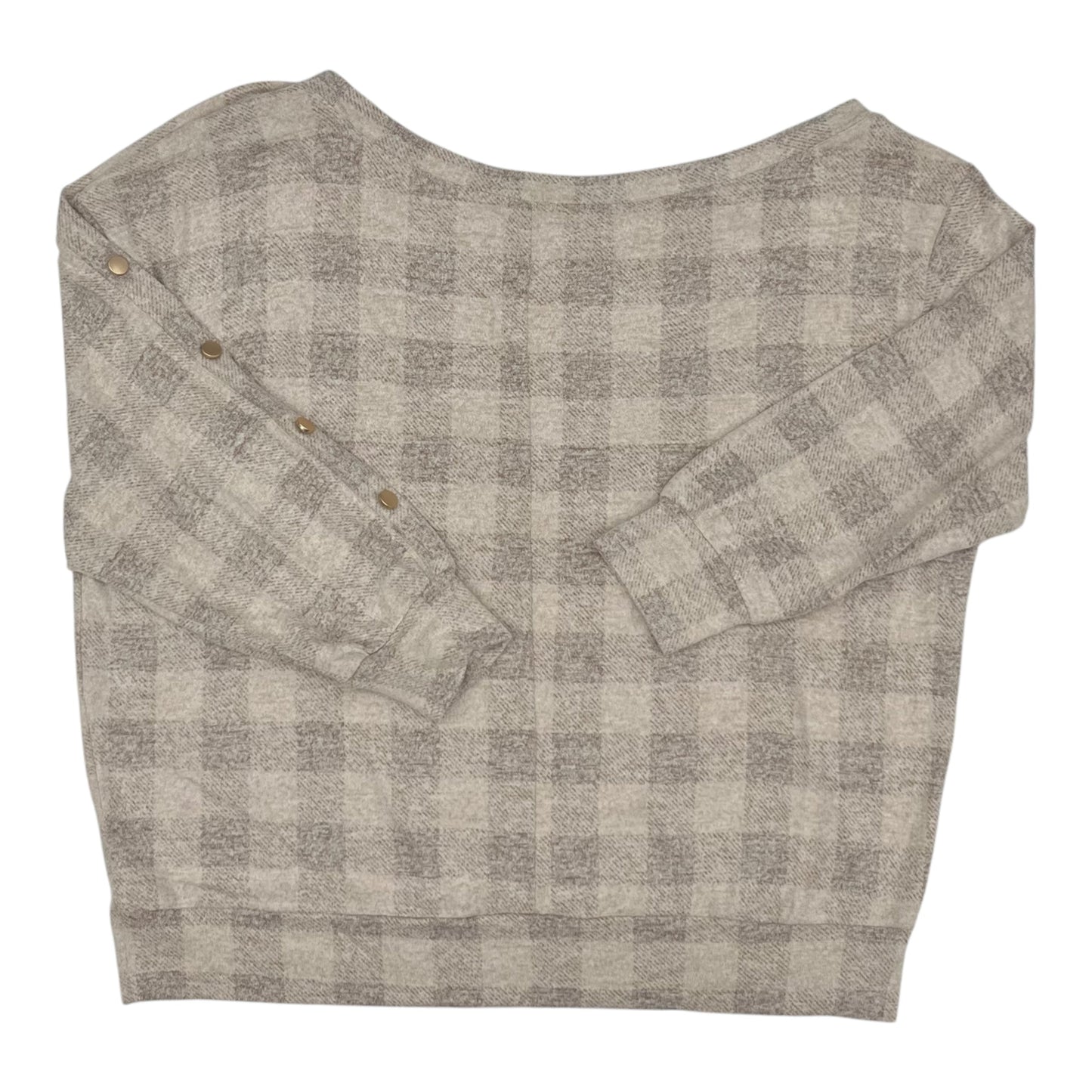 Top 3/4 Sleeve By Maurices In Tan, Size:2X