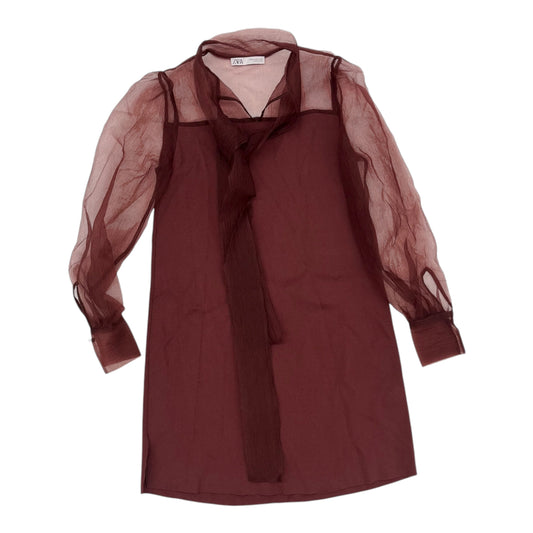 Dress Casual Short By Zara In Red, Size:M