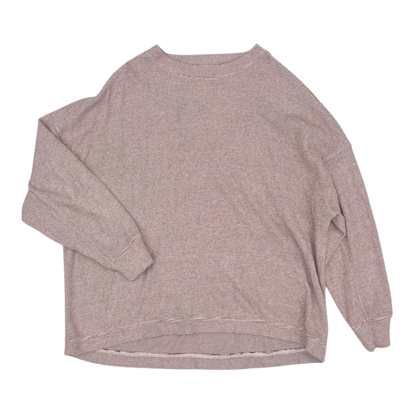 Sweatshirt Crewneck By Aerie In Red & White, Size:Xxl