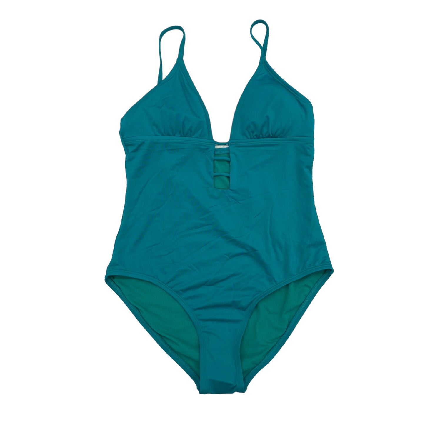 TEAL SWIMSUIT by LAUNDRY Size:L