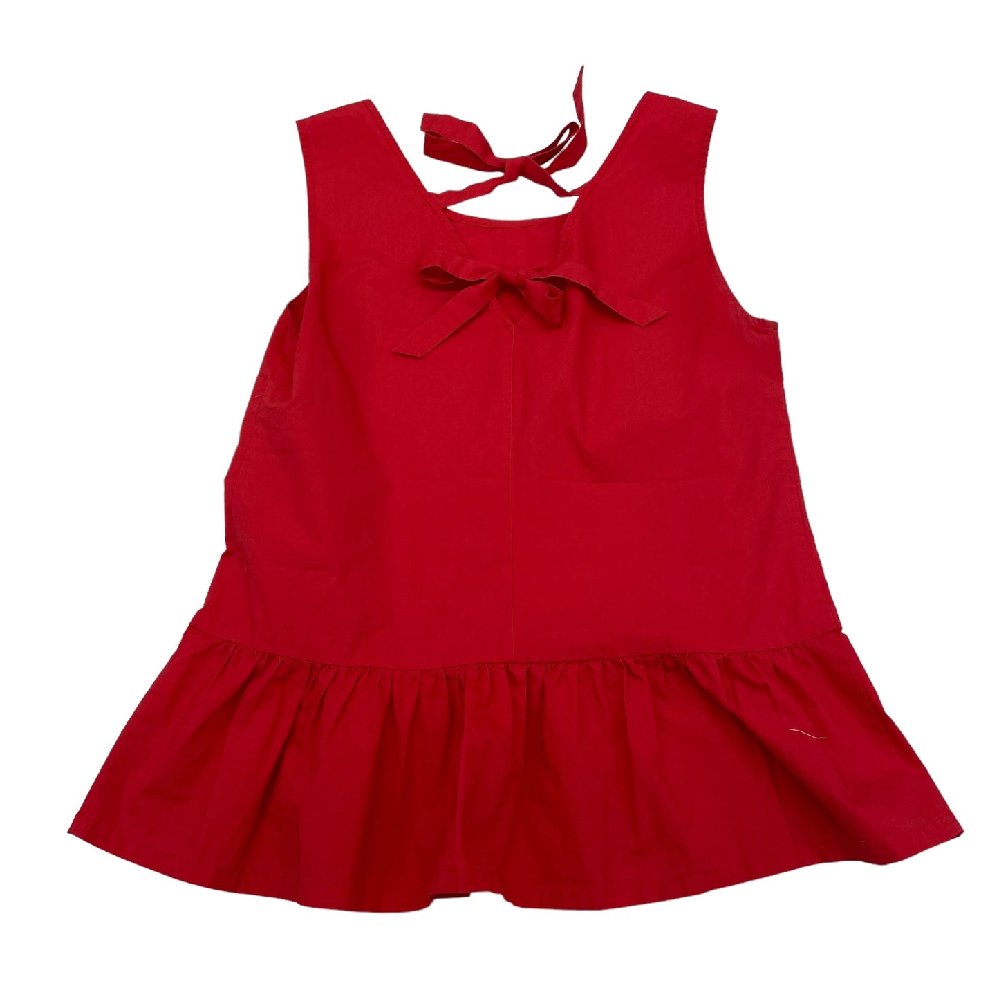 RED TOP SLEEVELESS by J. CREW Size:XXS