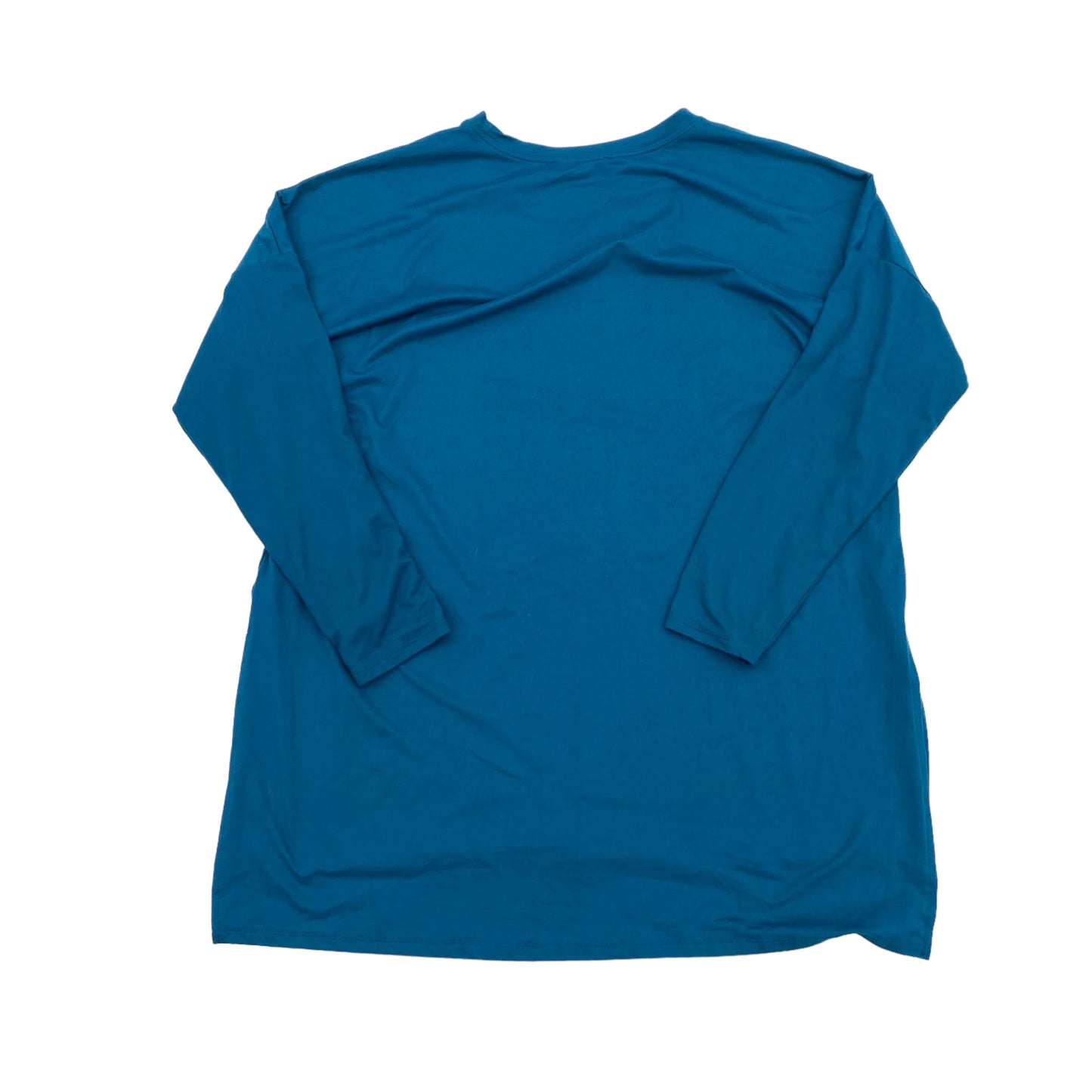 TEAL TOP LS BASIC by ZENANA OUTFITTERS Size:L