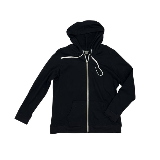 BLACK SWEATSHIRT HOODIE by EDDIE BAUER Size:L