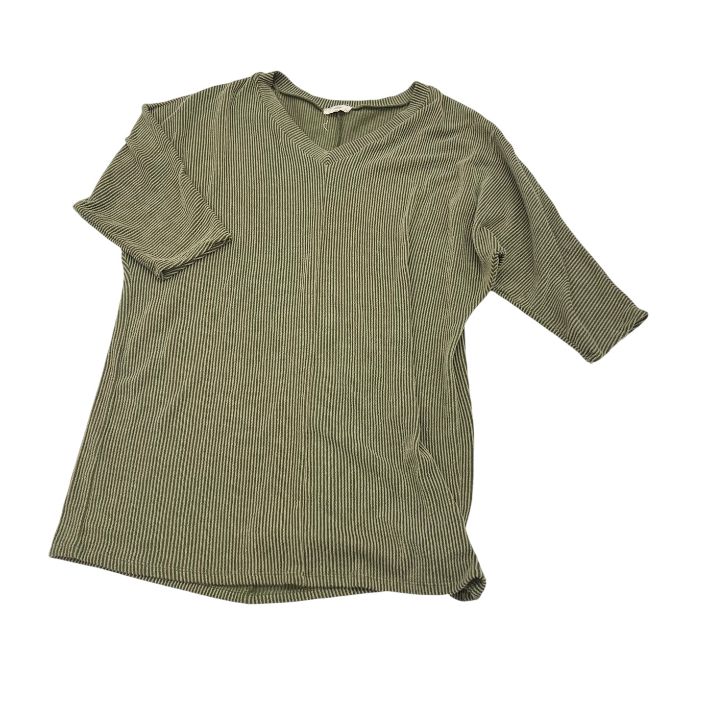 Tunic 3/4 Sleeve By Entro In Green, Size:L