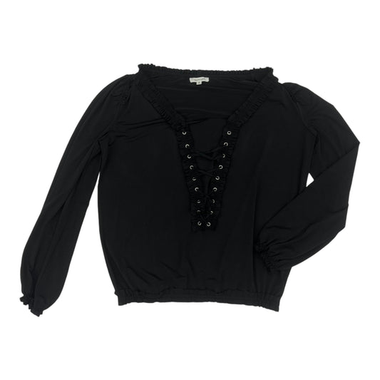 Blouse Ls By Max Studio In Black, Size:M