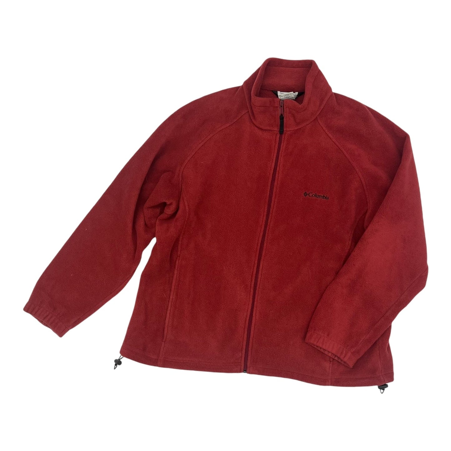 Jacket Fleece By Columbia In Red, Size:1X