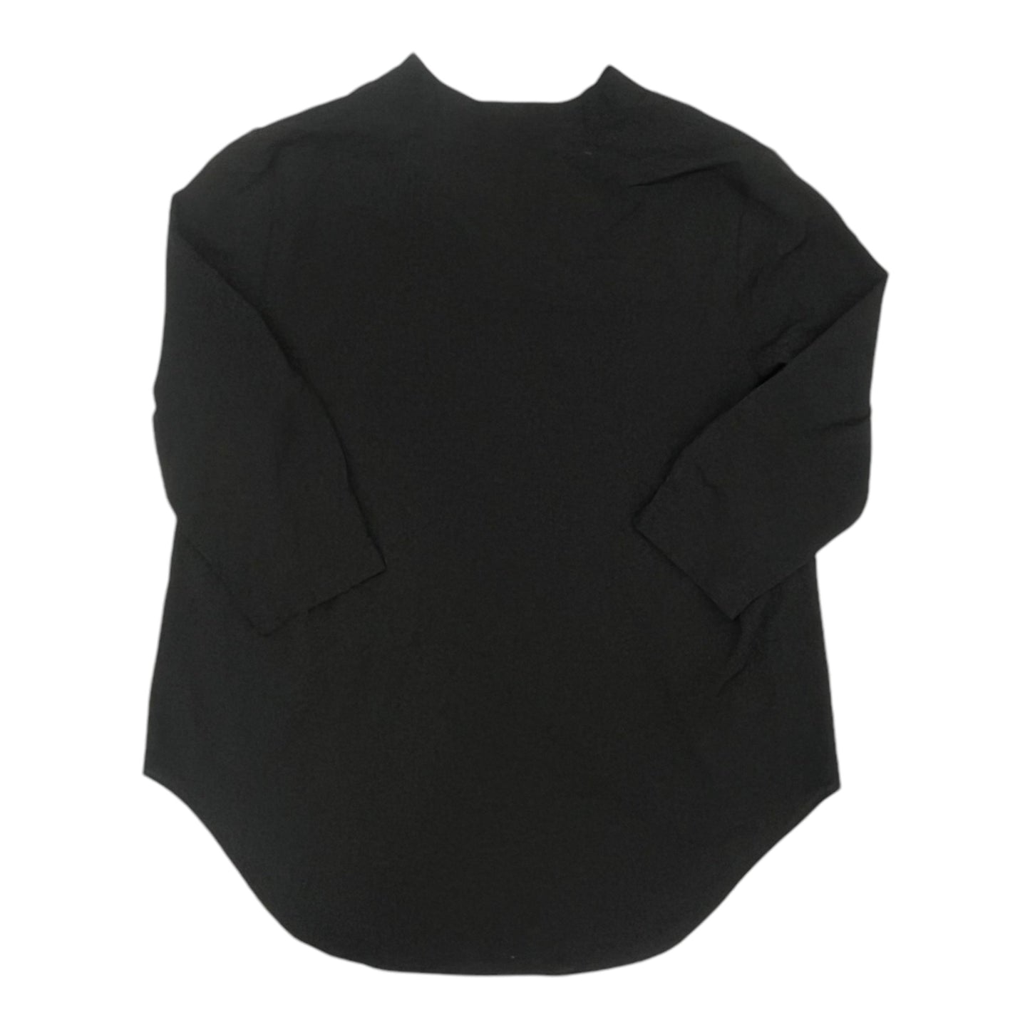 Blouse 3/4 Sleeve By Clothes Mentor In Black, Size:2X