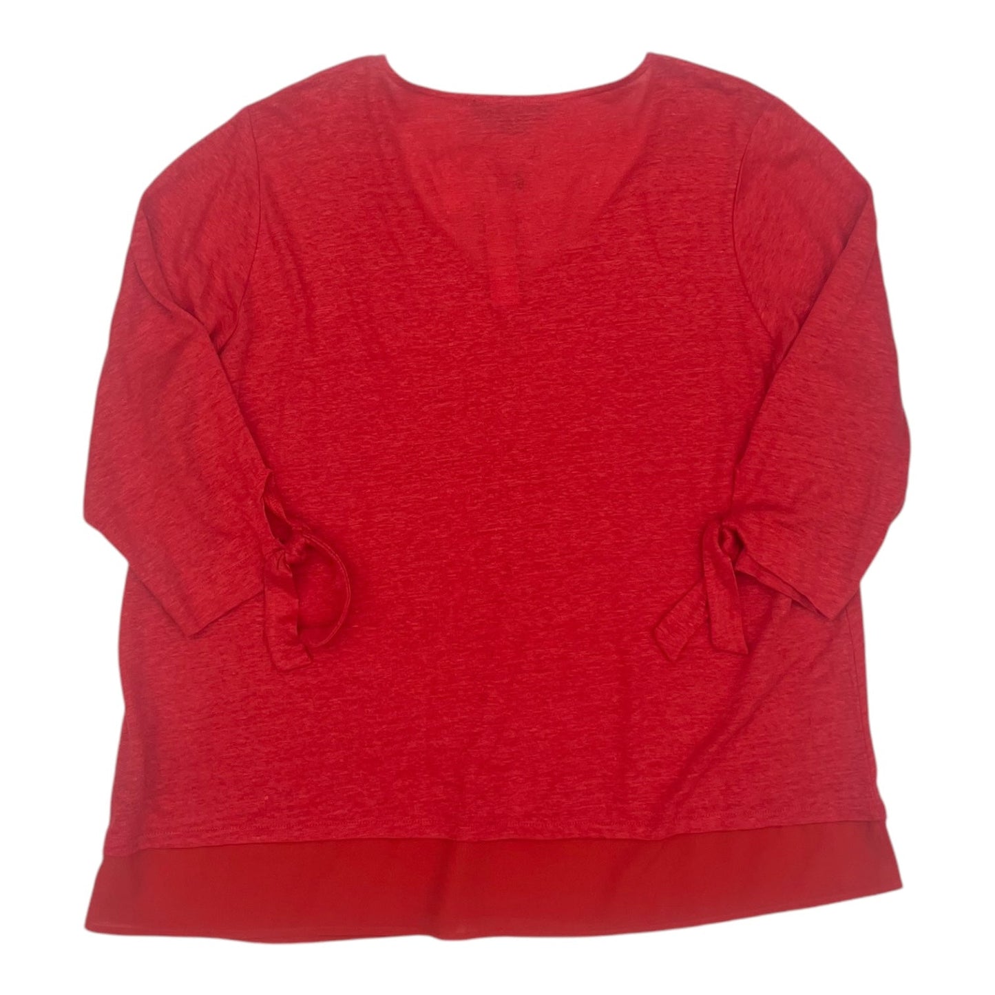 Top 3/4 Sleeve By Sanctuary In Red, Size:2X