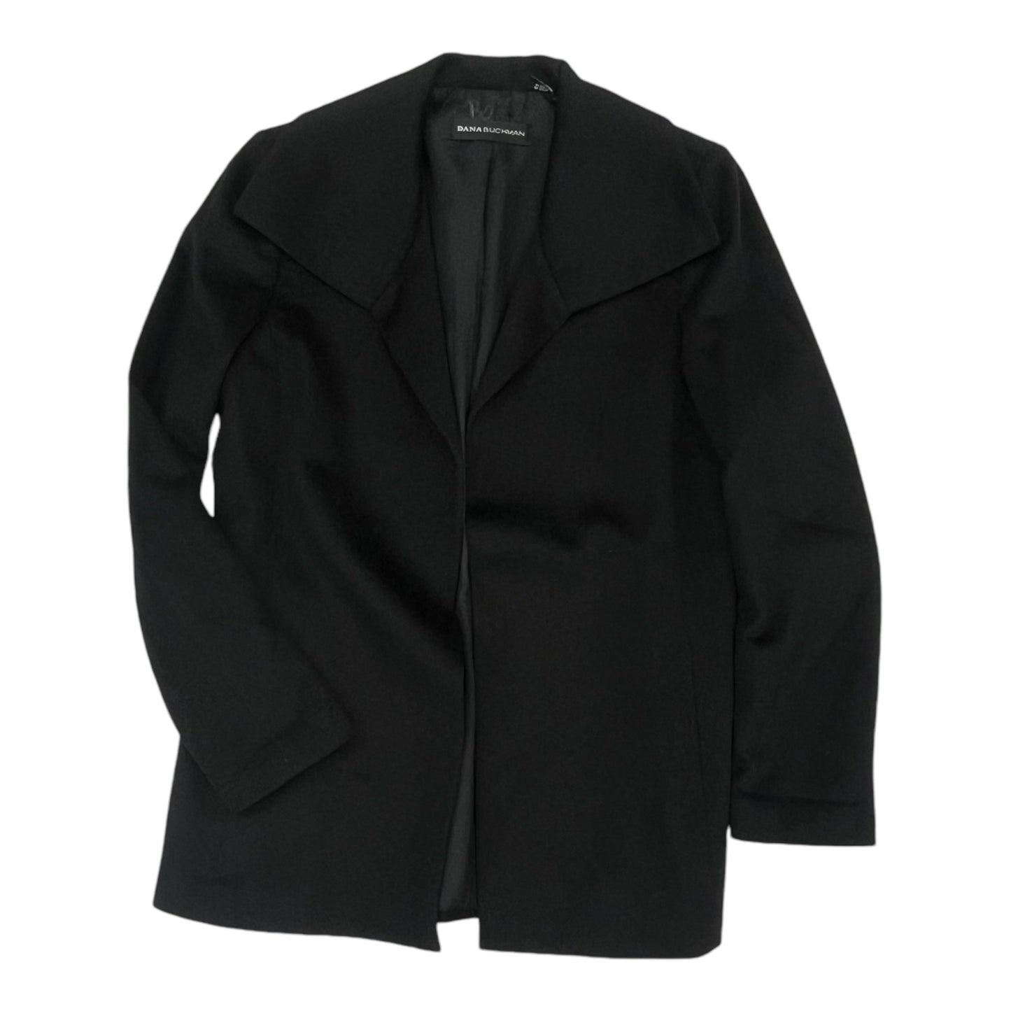 Coat Peacoat By Dana Buchman In Black, Size:M