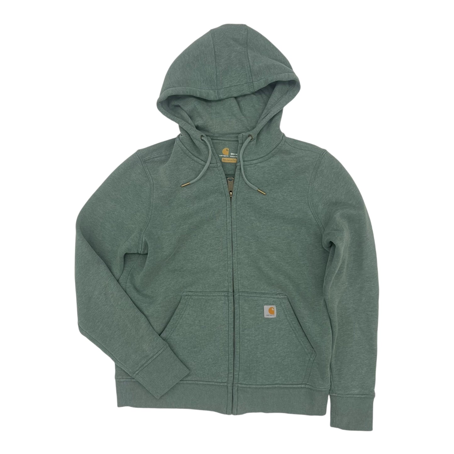 Sweatshirt Hoodie By Carhartt In Green, Size:M