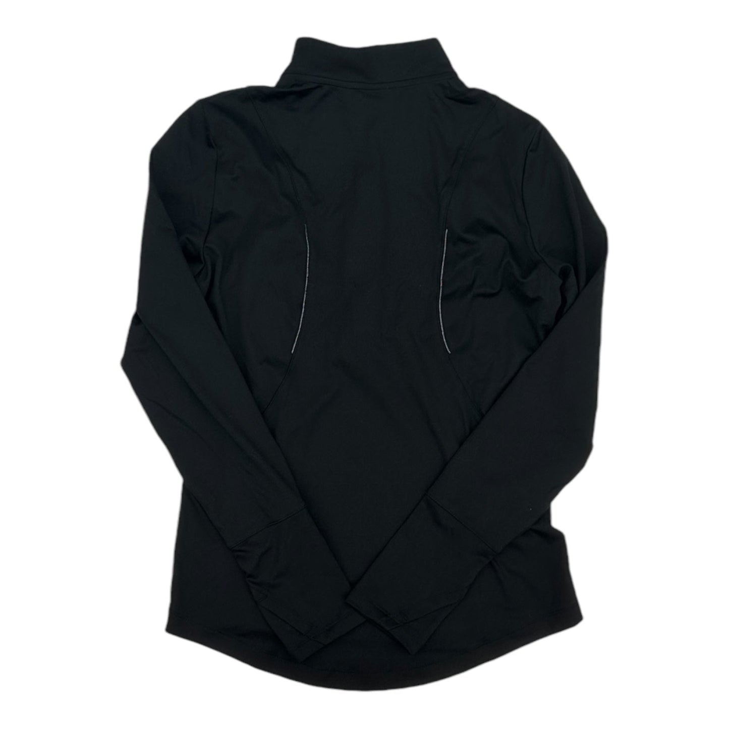 Athletic Top Ls Collar By Spyder In Black, Size:M