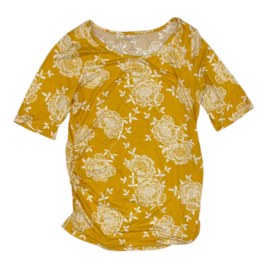 Mat Top Ss By A Glow In Yellow, Size:M