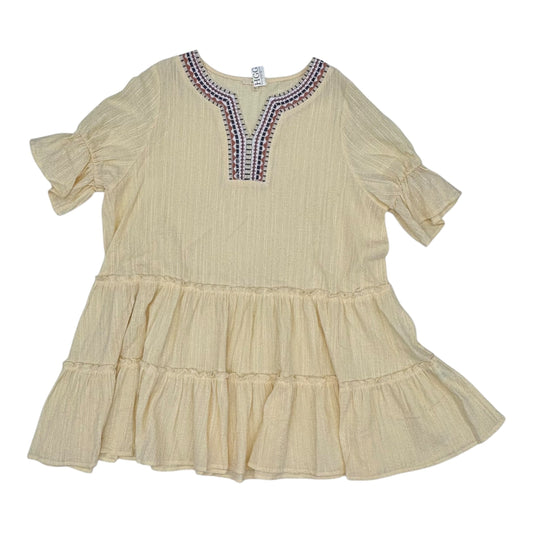 Dress Casual Short By Easel In Cream, Size:L