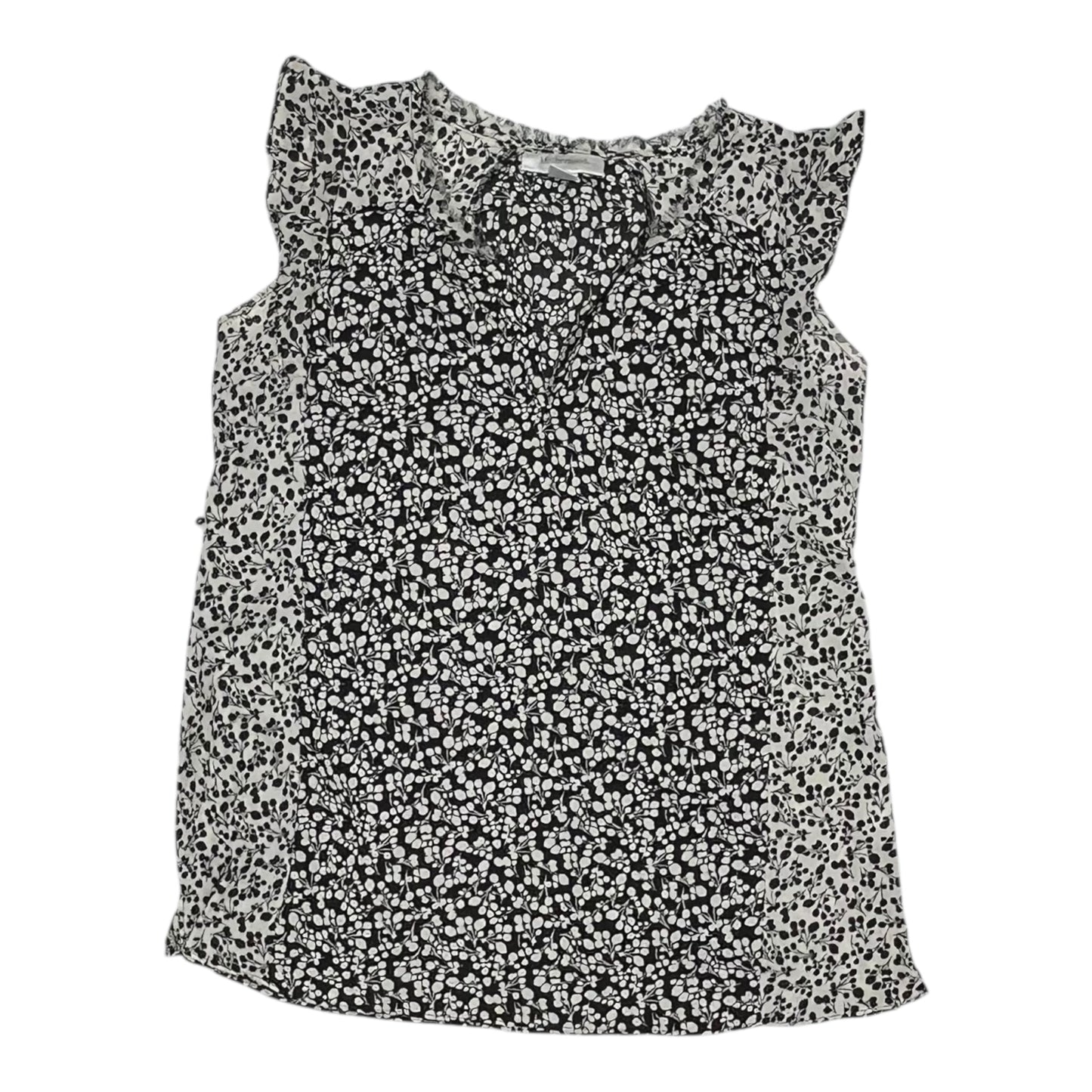 Mat Top Ss By Motherhood In Black & White, Size:M