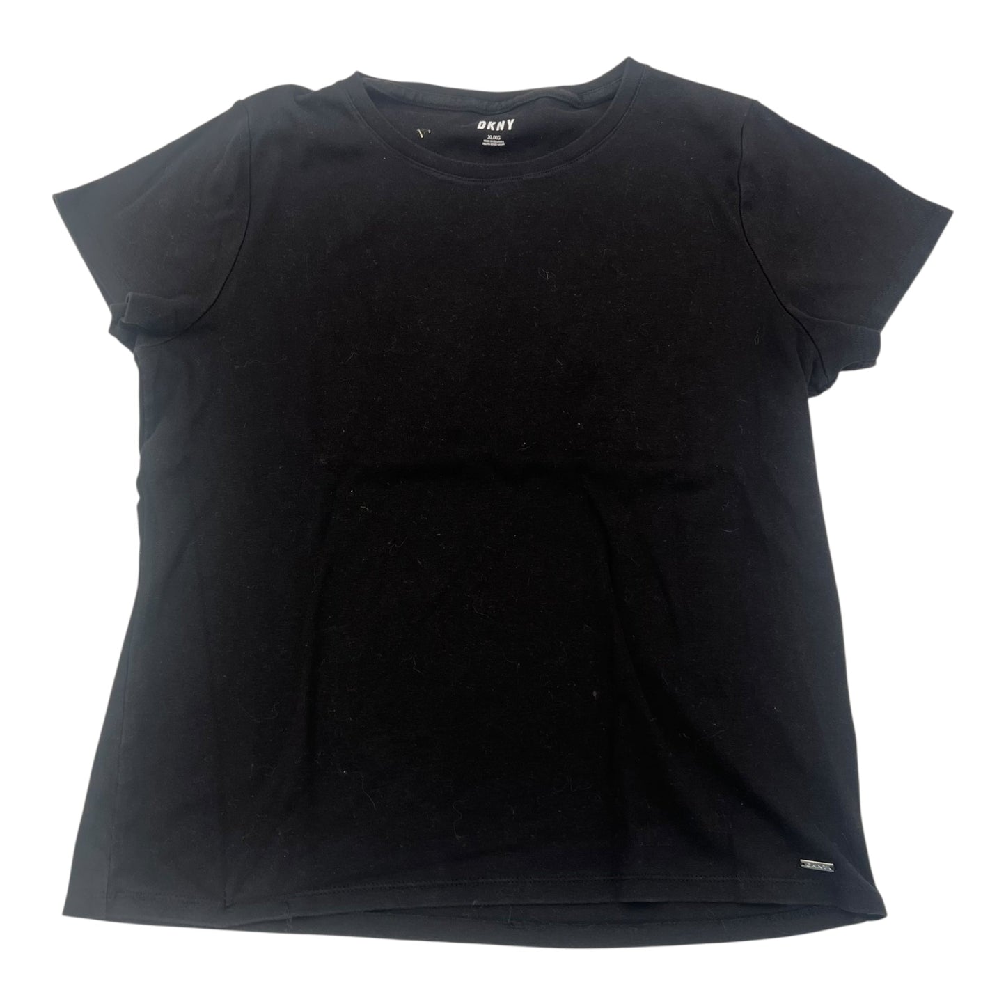 Top Ss Basic By Dkny In Black, Size:Xl