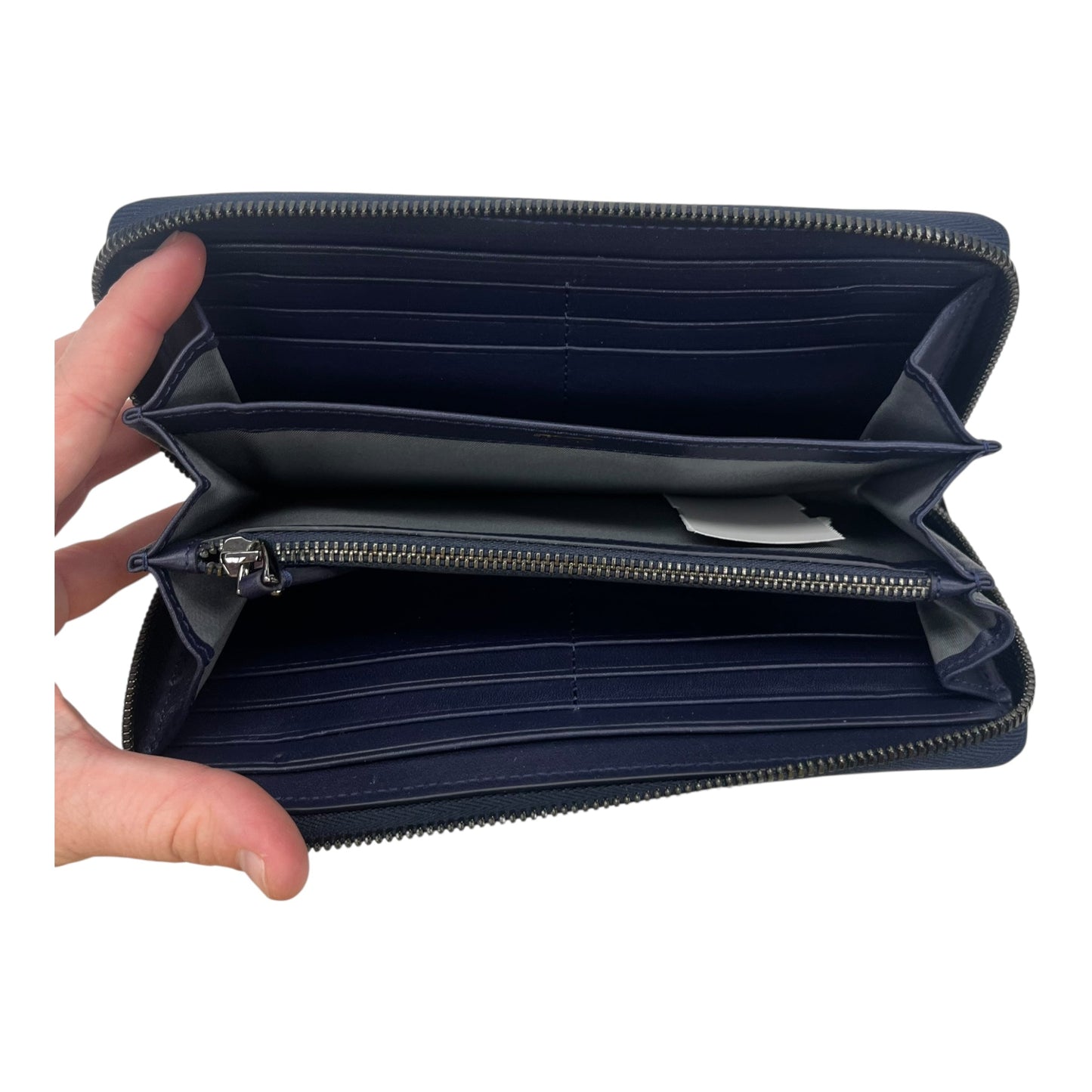 Wallet Designer By Tumi In Navy, Size:Large