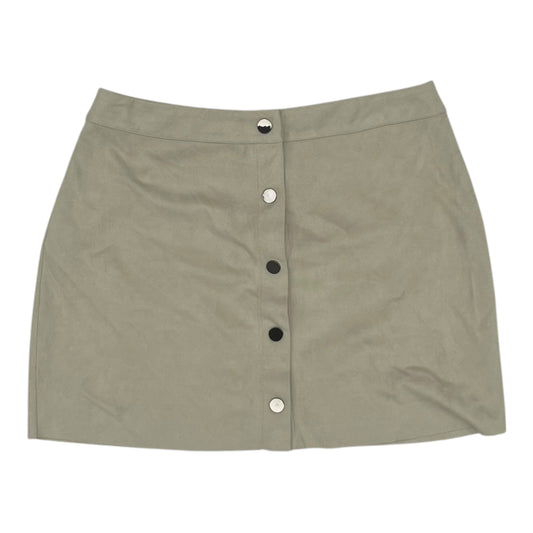 Skirt Mini & Short By Naked Zebra In Tan, Size:L