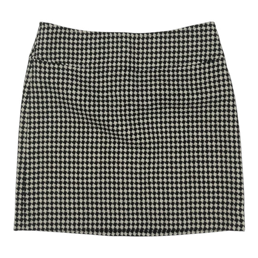 Skirt Mini & Short By Talbots In Black & White, Size:14P
