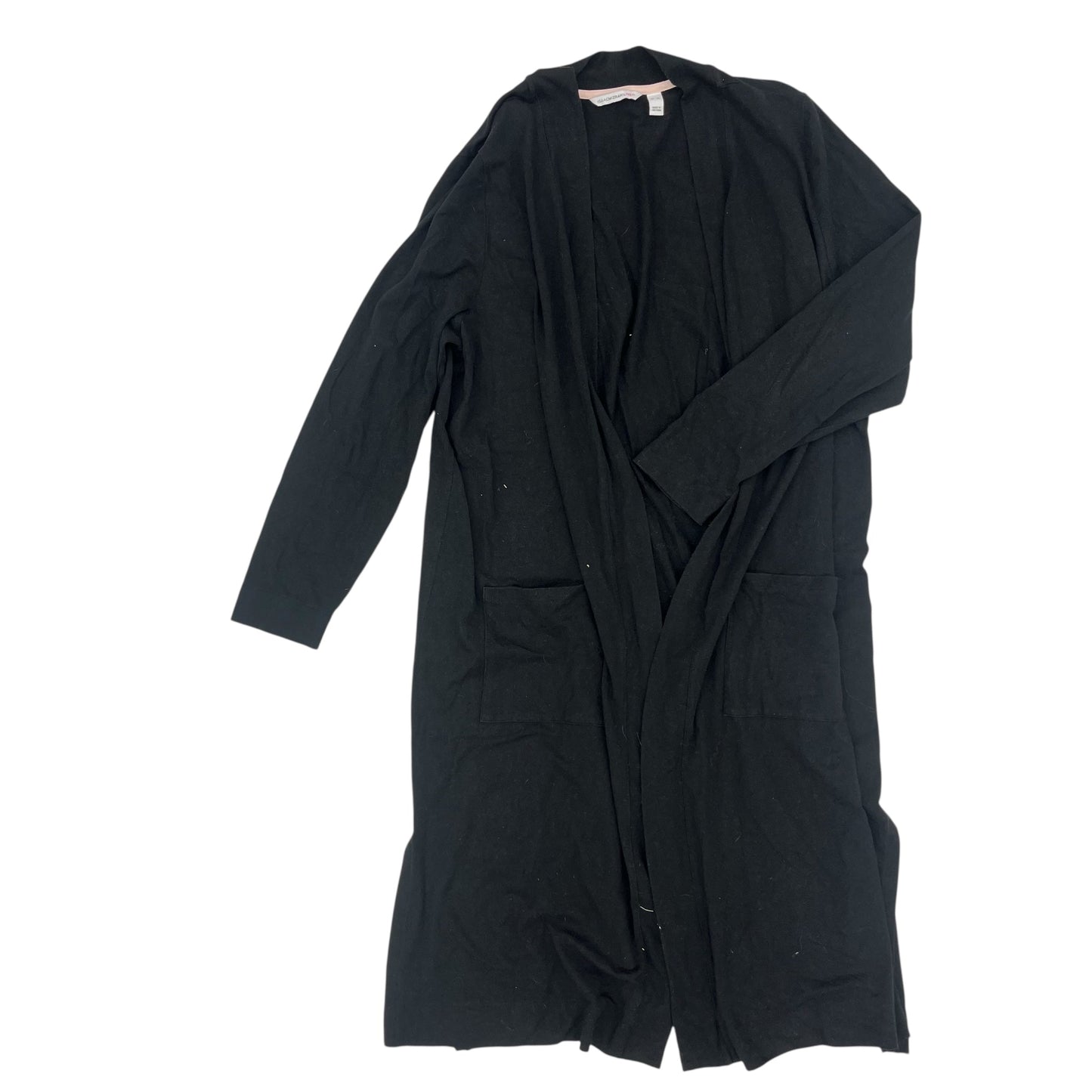 Cardigan By Isaac Mizrahi Live Qvc In Black, Size:Xl