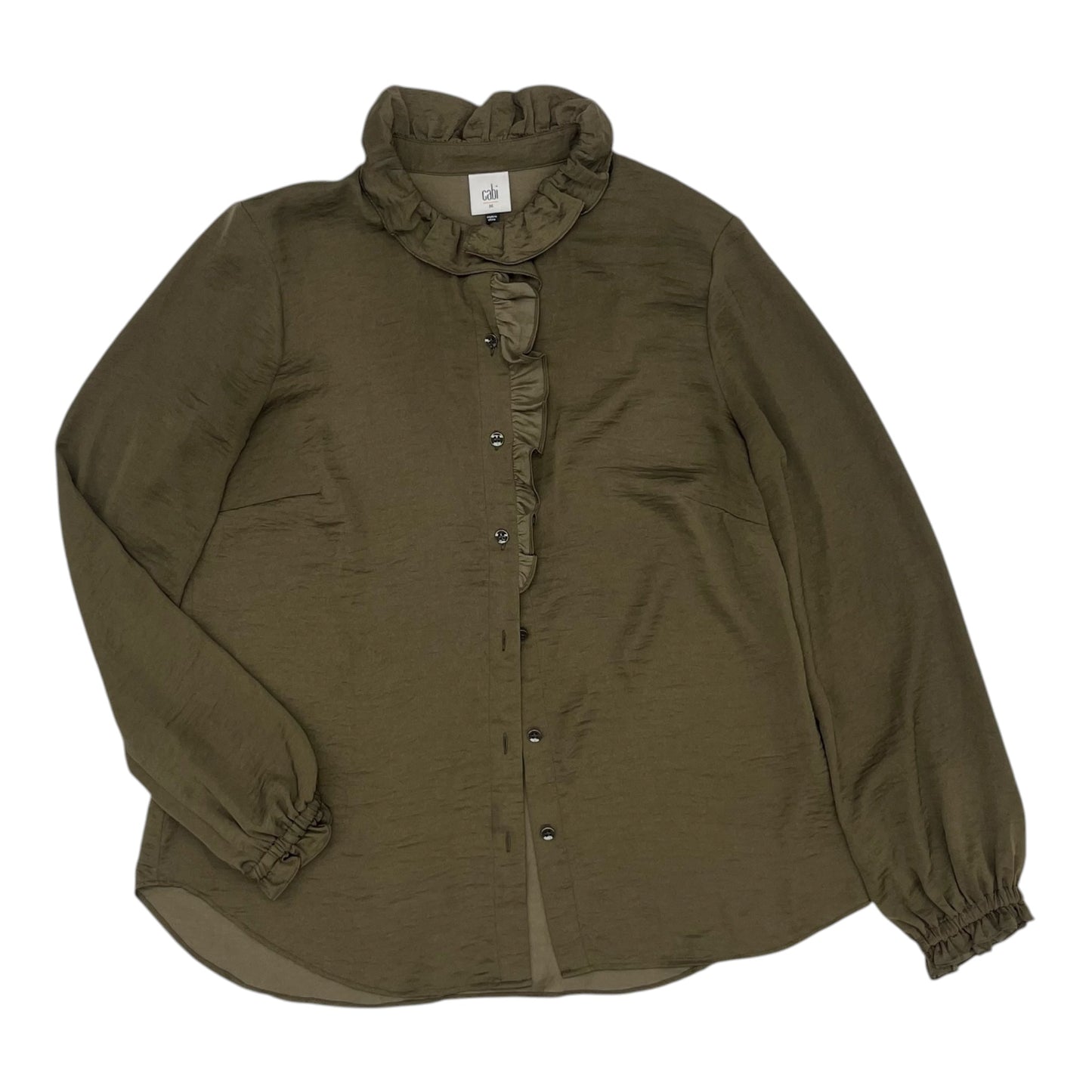 Blouse Ls By Cabi In Green, Size:M