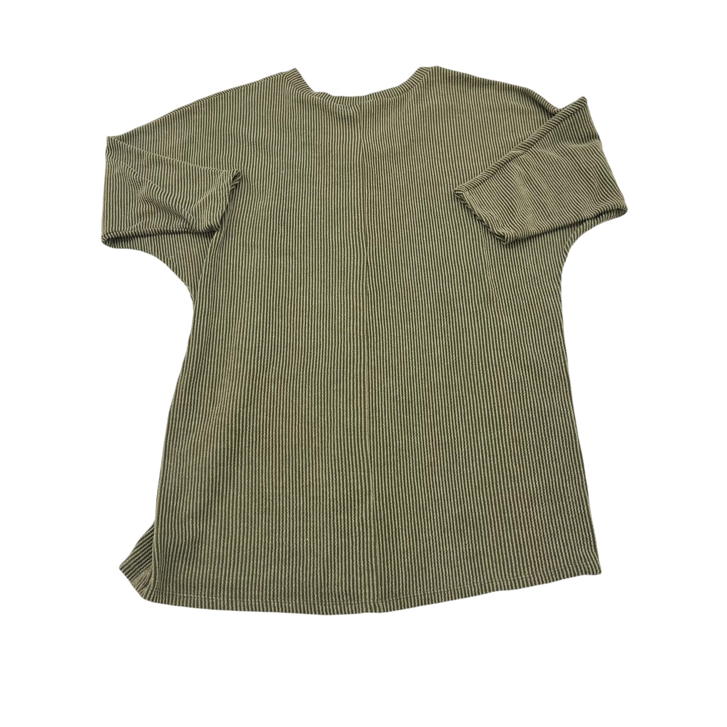 Tunic 3/4 Sleeve By Entro In Green, Size:L