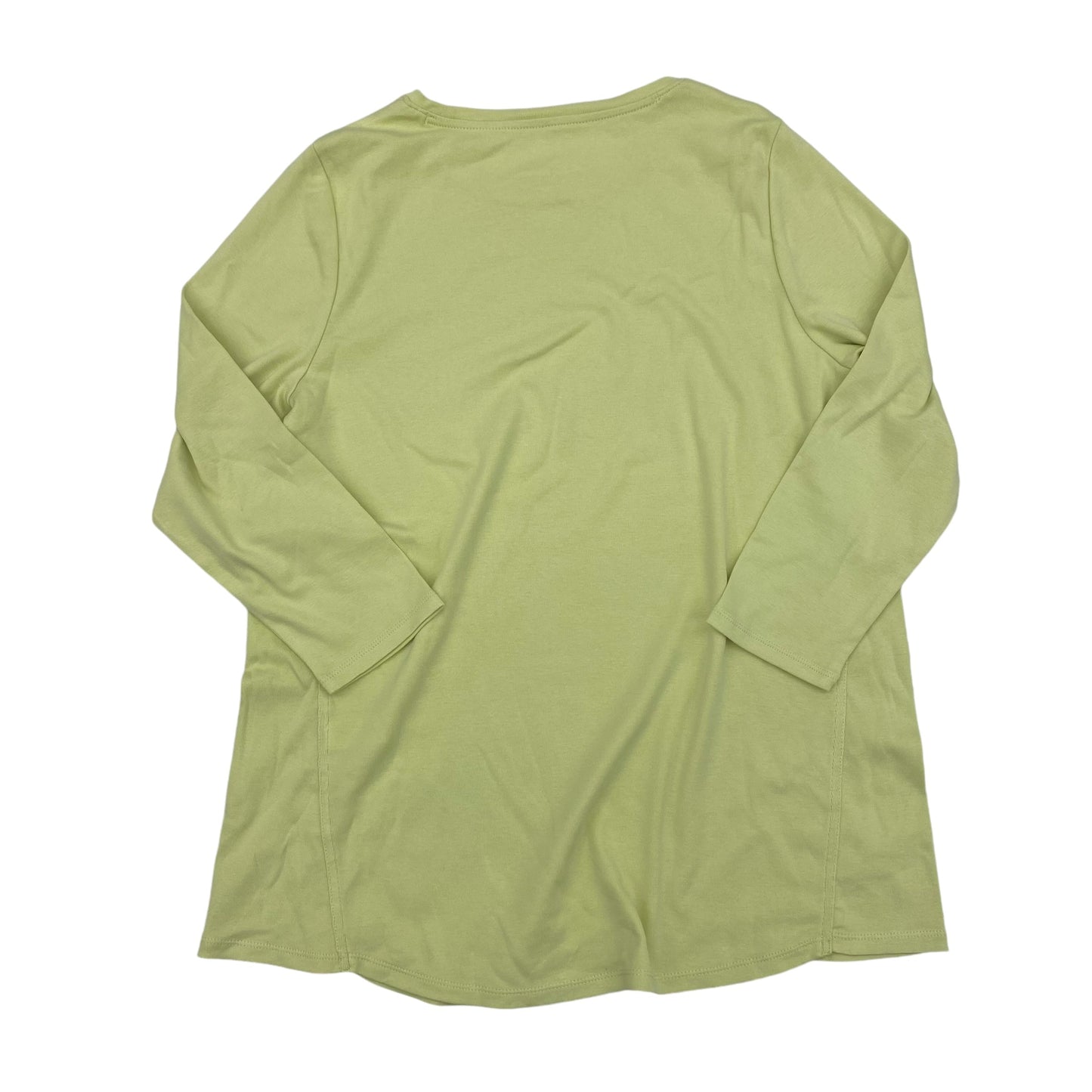 Top 3/4 Sleeve By J. Jill In Yellow, Size:M