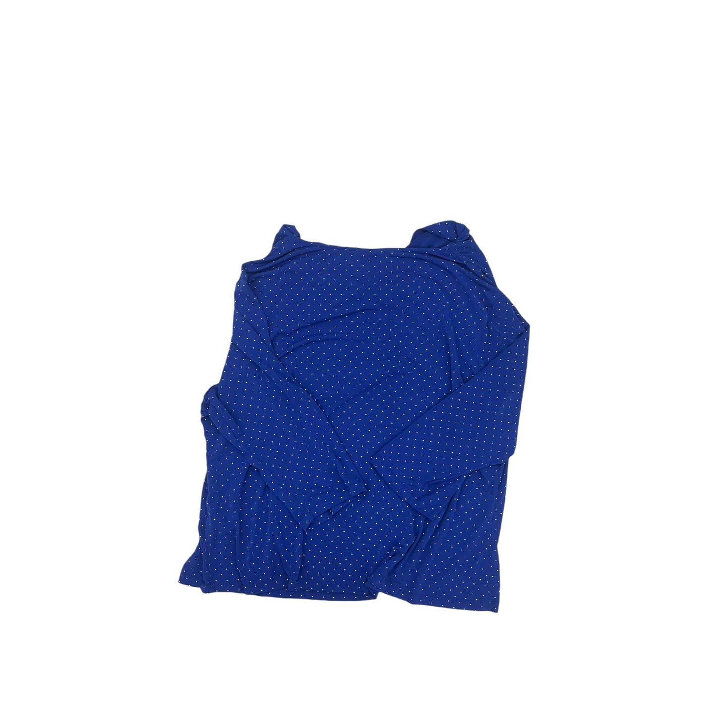 Blouse 3/4 Sleeve By Ruby Rd In Blue, Size:2X