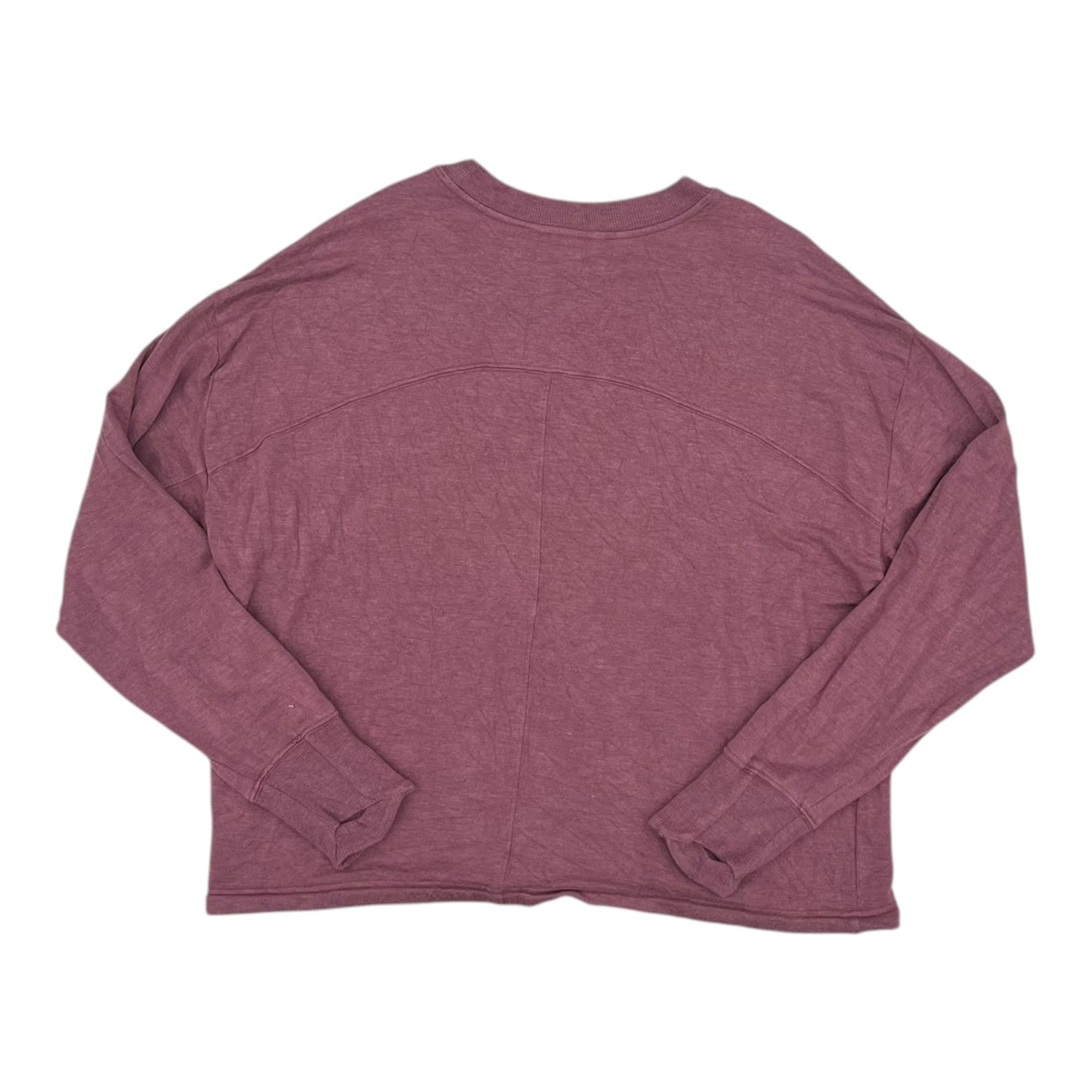 Athletic Top Ls Crewneck By Athleta In Red, Size:L