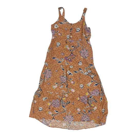 Dress Casual Midi By Sonoma In Brown, Size:M