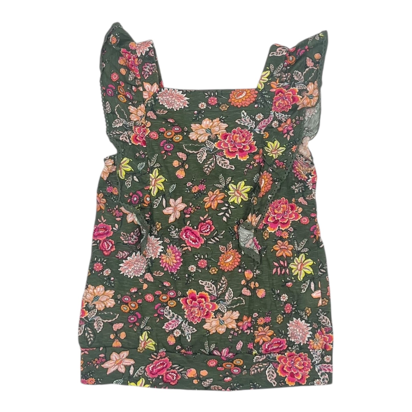 Top Sleeveless By Loft In Green, Size:Xs