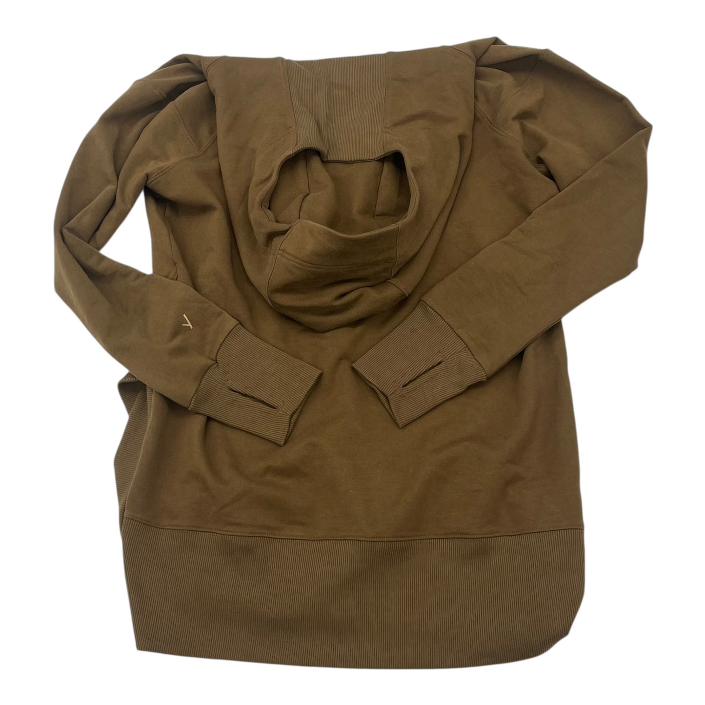 Sweatshirt Hoodie By Clothes Mentor In Brown, Size:S