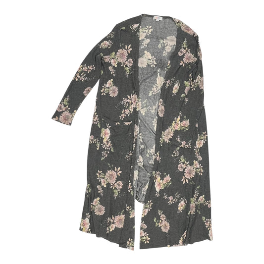 Sweater Cardigan By Lularoe In Grey, Size:L