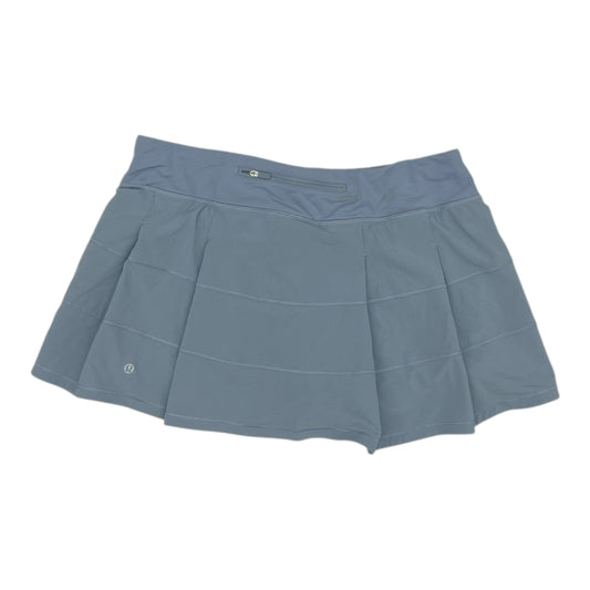 Athletic Skirt By Lululemon In Blue, Size:L