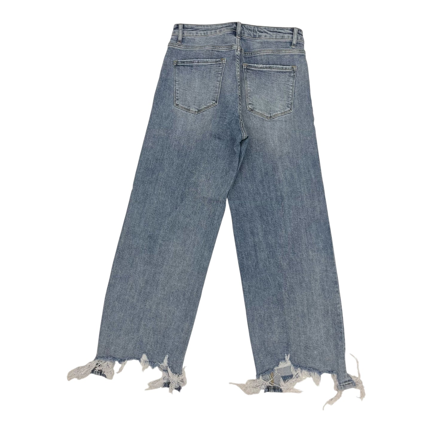 Jeans Wide Leg By Anniewear In Blue Denim, Size:L