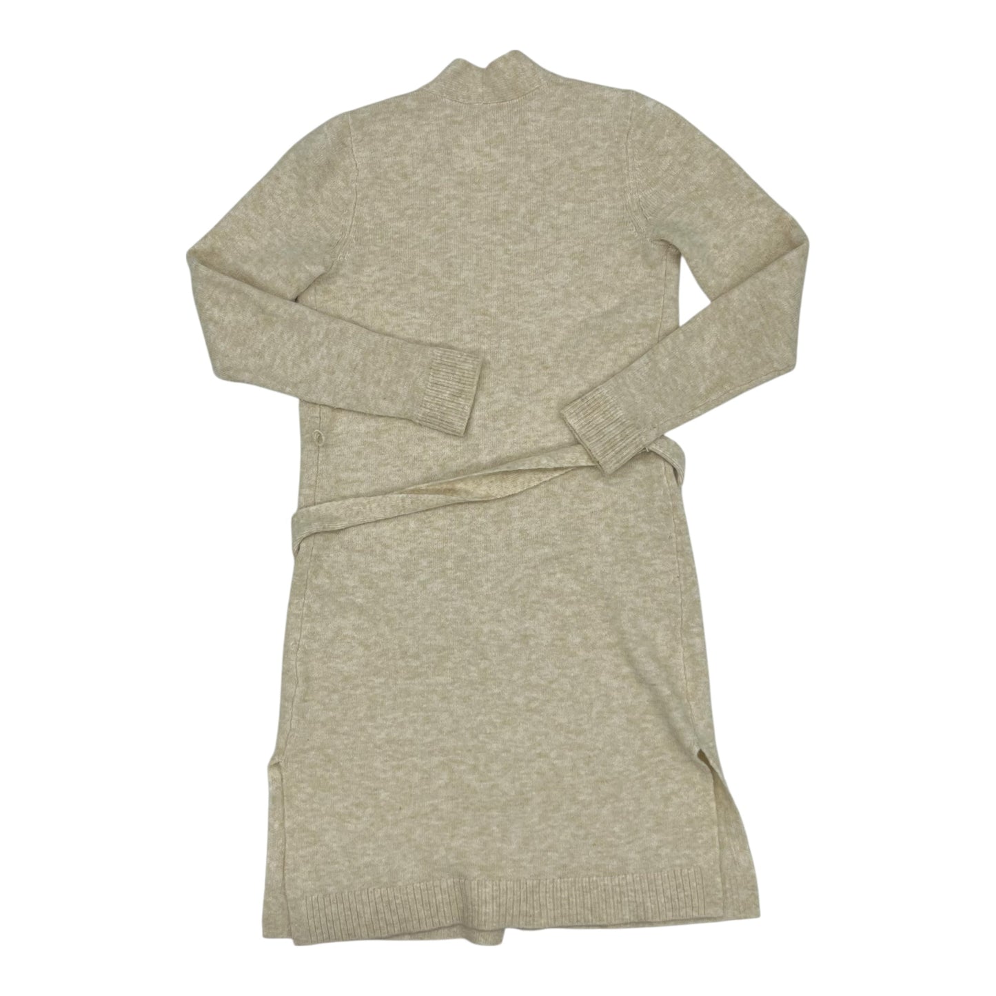 Sweater Cardigan By Loft In Cream, Size:Xsp