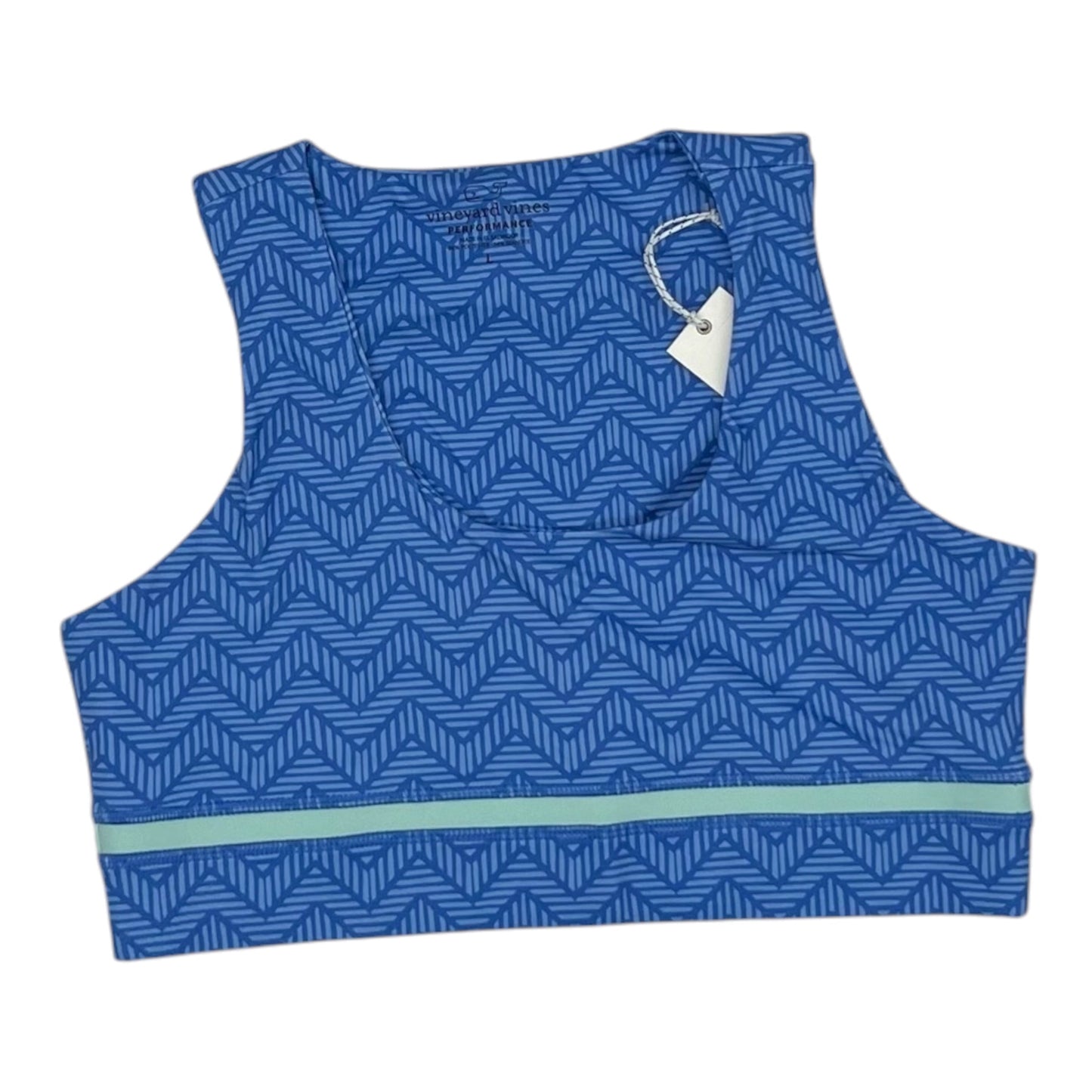 Athletic Bra By Vineyard Vines In Blue, Size:L