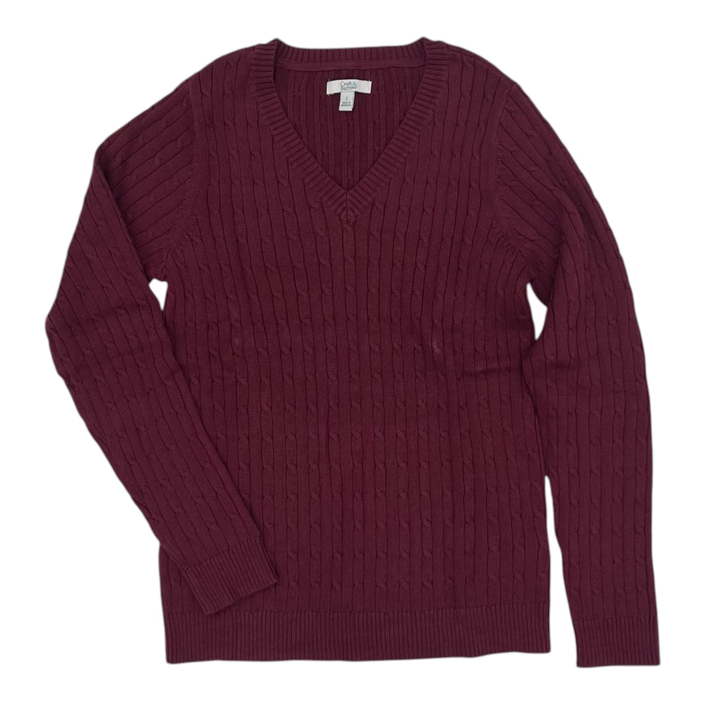 Sweater By Croft And Barrow In Red, Size:S