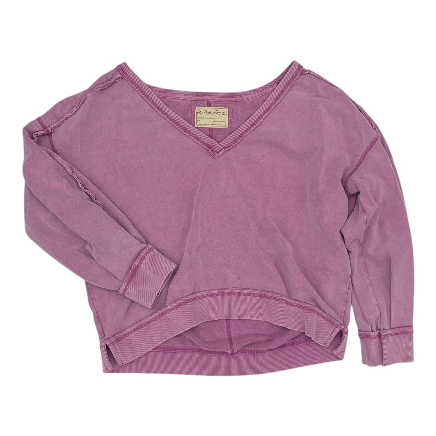 Sweatshirt Crewneck By We The Free In Purple, Size:S