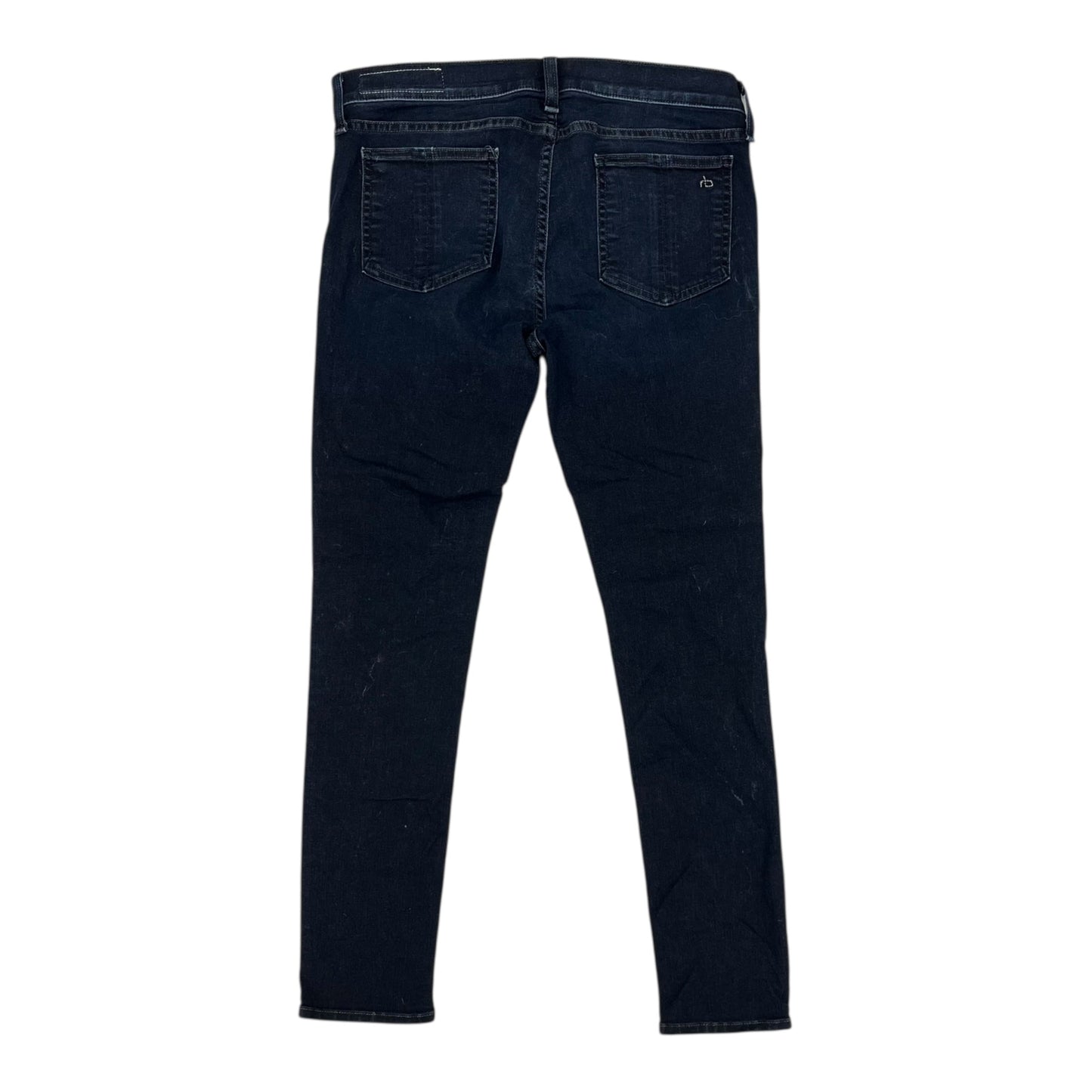 Jeans Skinny By Rag And Bone In Blue Denim, Size:12