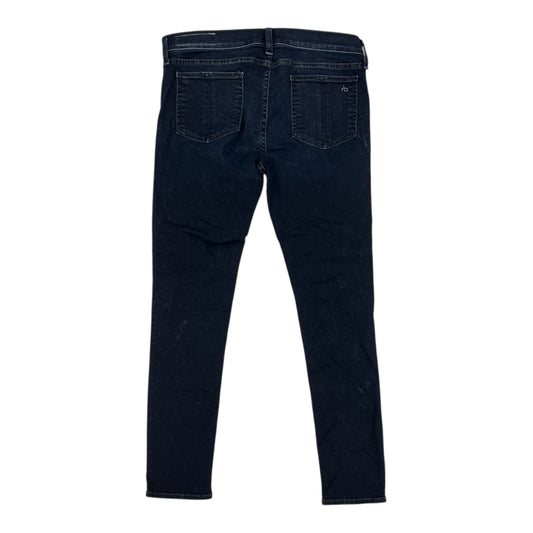 Jeans Skinny By Rag And Bone In Blue Denim, Size:12