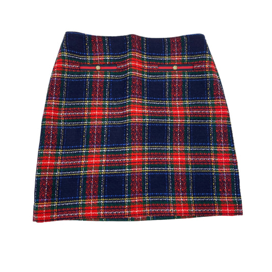 PLAID PATTERN SKIRT MINI & SHORT by TALBOTS Size:10