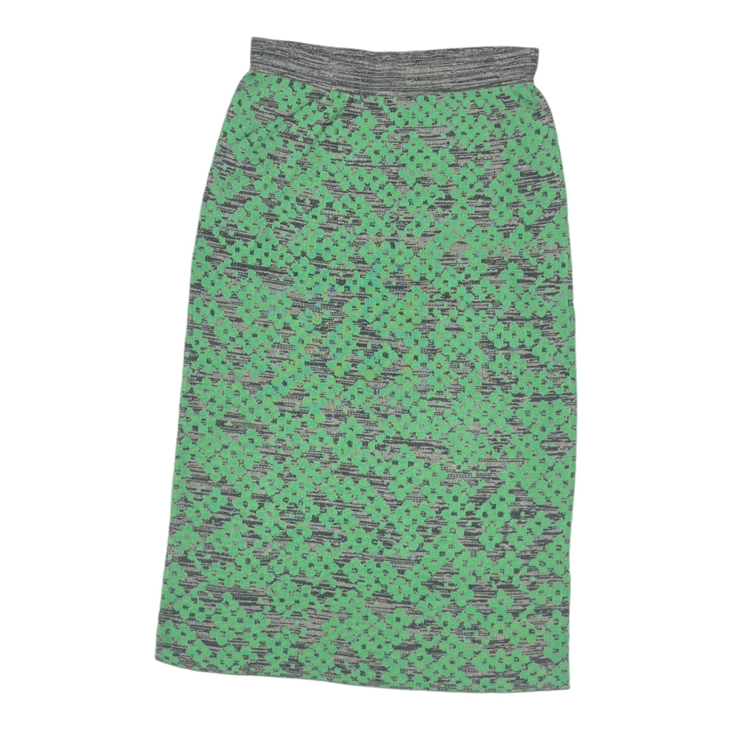 Skirt Midi By Maeve In Green & Grey, Size:M