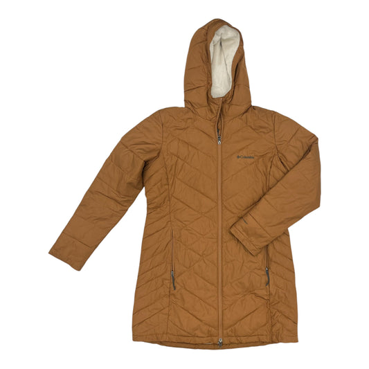 Coat Puffer & Quilted By Columbia In Tan, Size:L