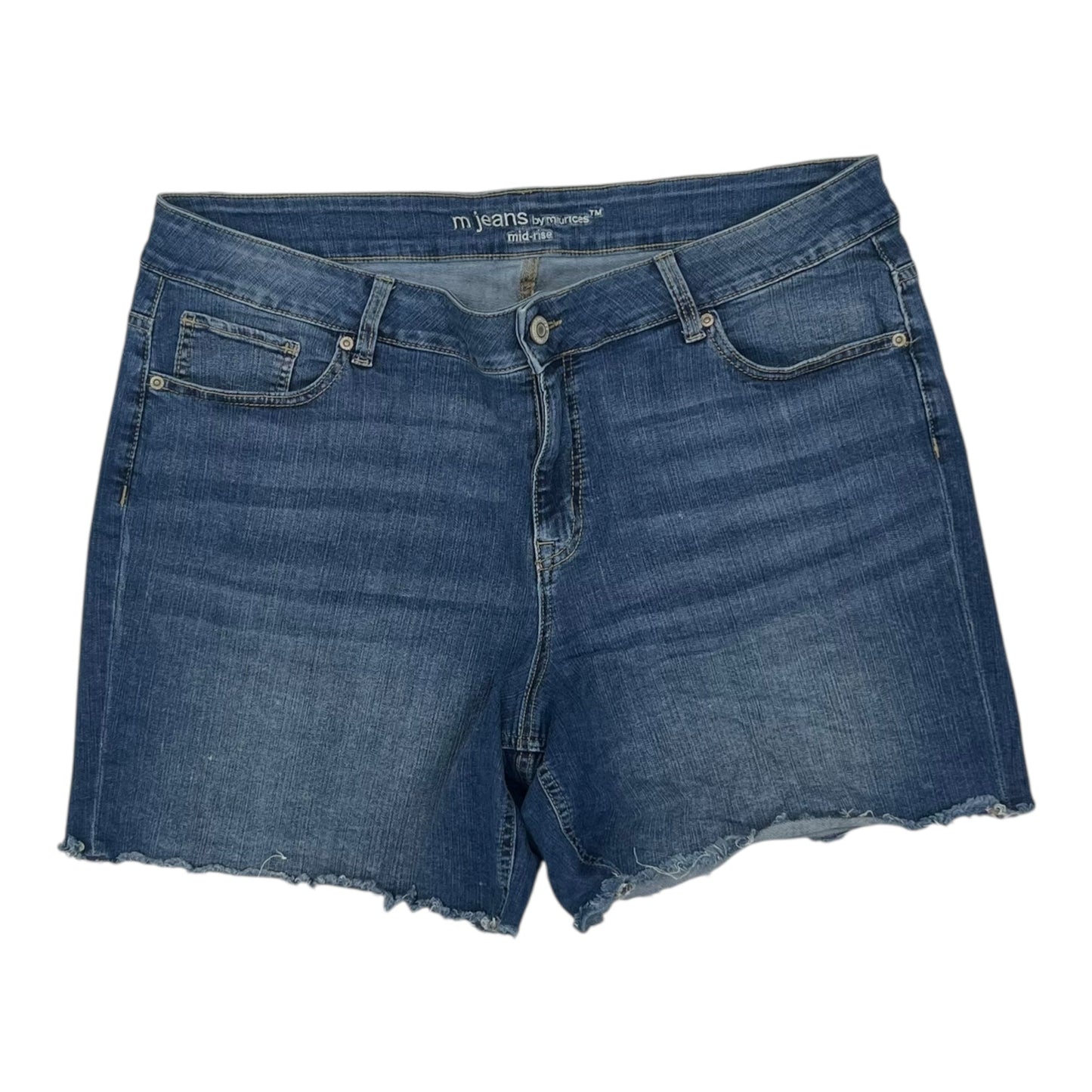 Shorts By Maurices In Blue Denim, Size:20