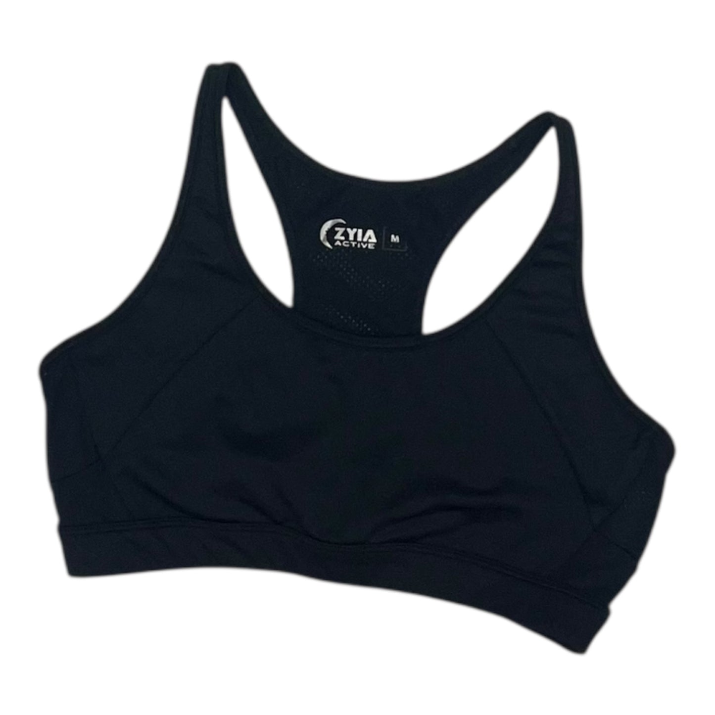 ATHLETIC BRA by ZYIA in BLACK, Size:M