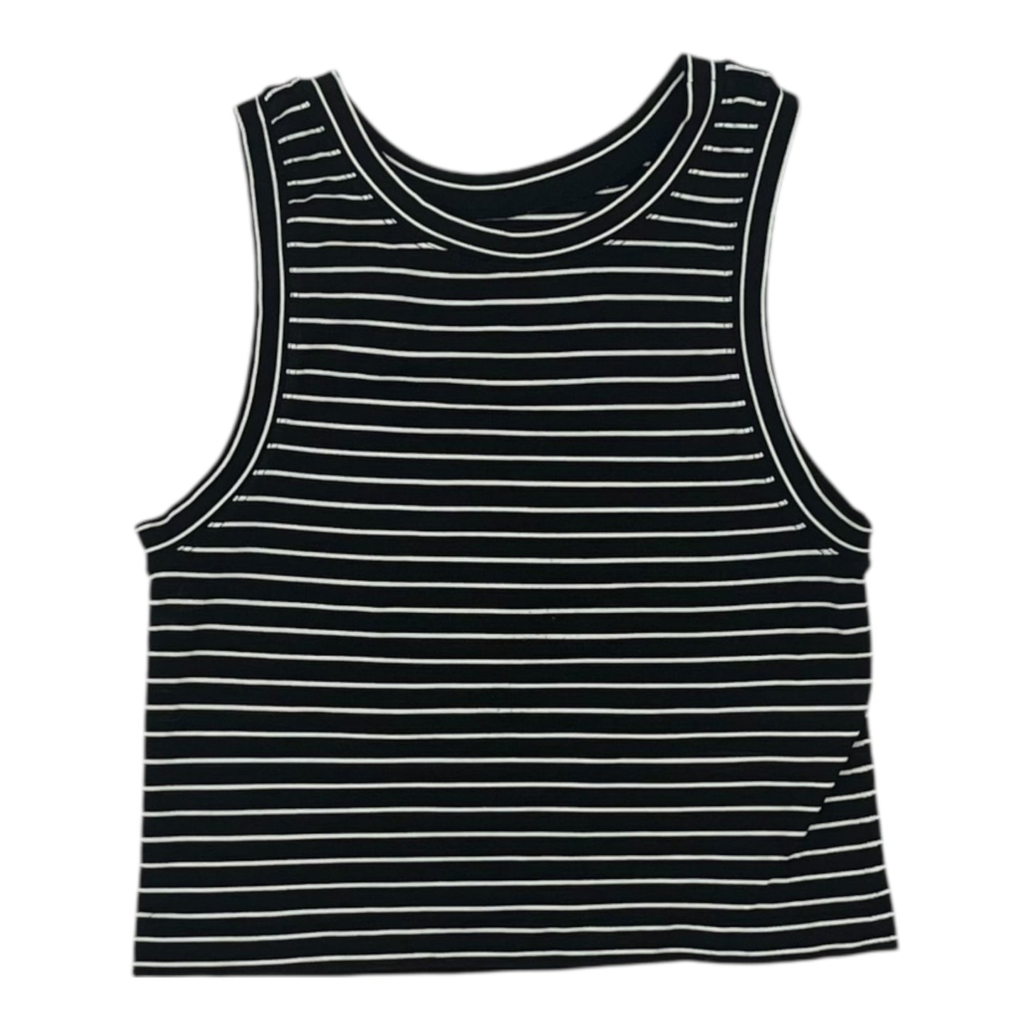 Tank Top By Free People In Black & White, Size:M