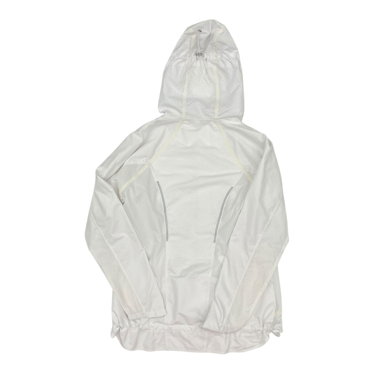 Jacket Windbreaker By Athleta In White, Size:S