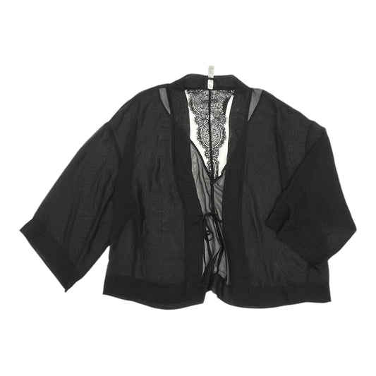 Cardigan By Cacique In Black, Size:1X