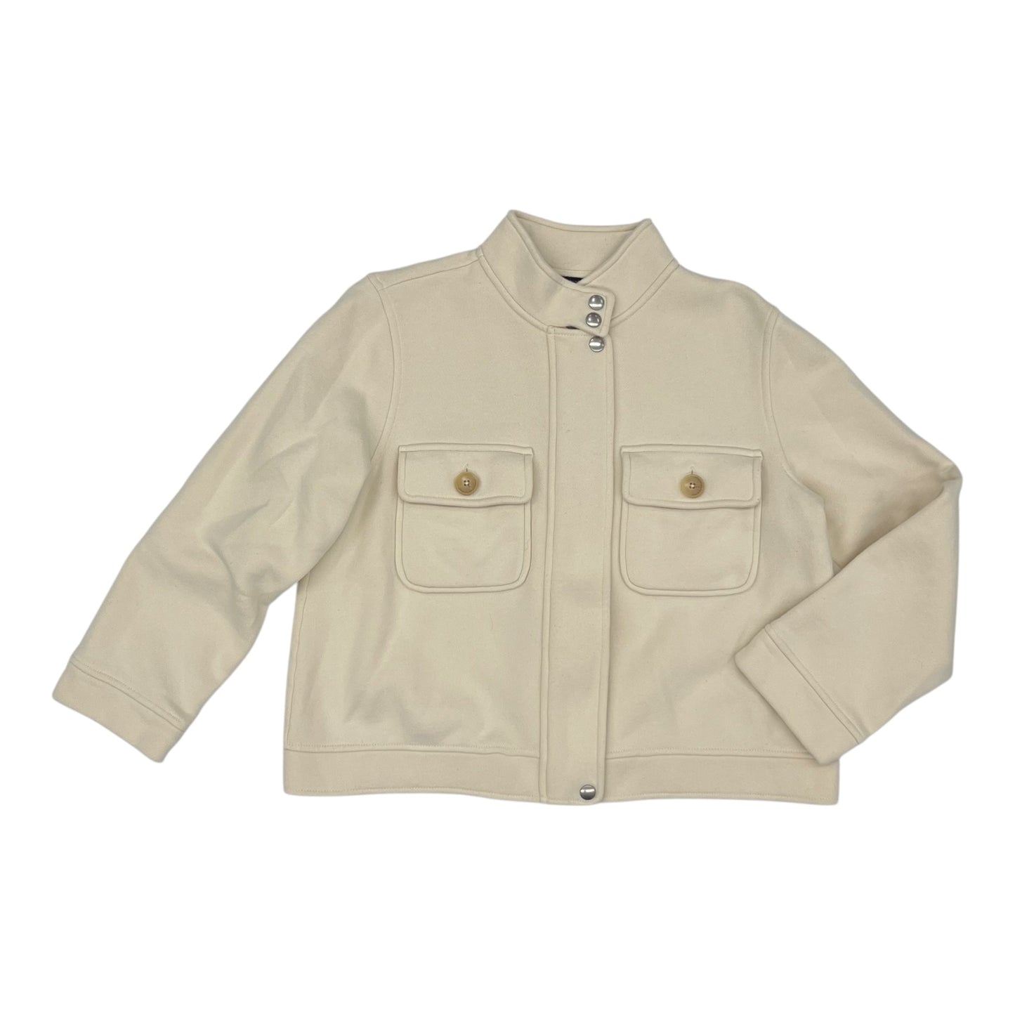 Jacket Other By Banana Republic In Cream, Size:22Womens